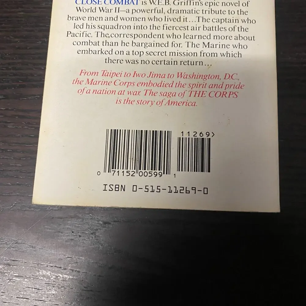 Close Combat by W. E. B. Griffin (1993, Mass Market)